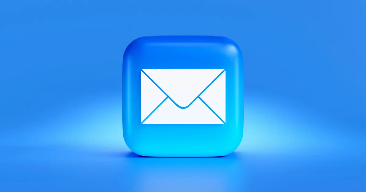 Illustration of an email icon representing email marketing
